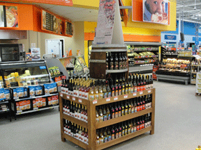 Walmart display of NM wines